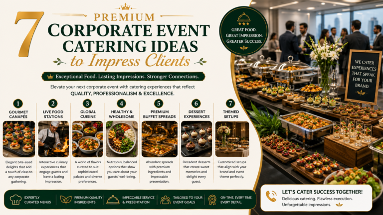 Premium corporate catering ideas for success