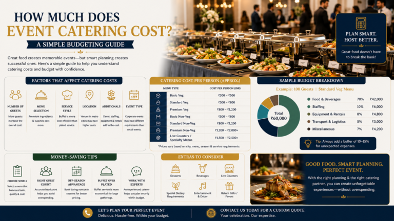 Event catering budget guide and tips