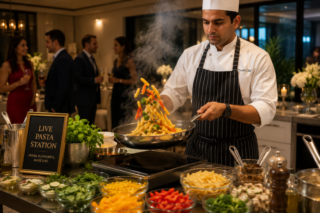 professional catering services for small parties at home