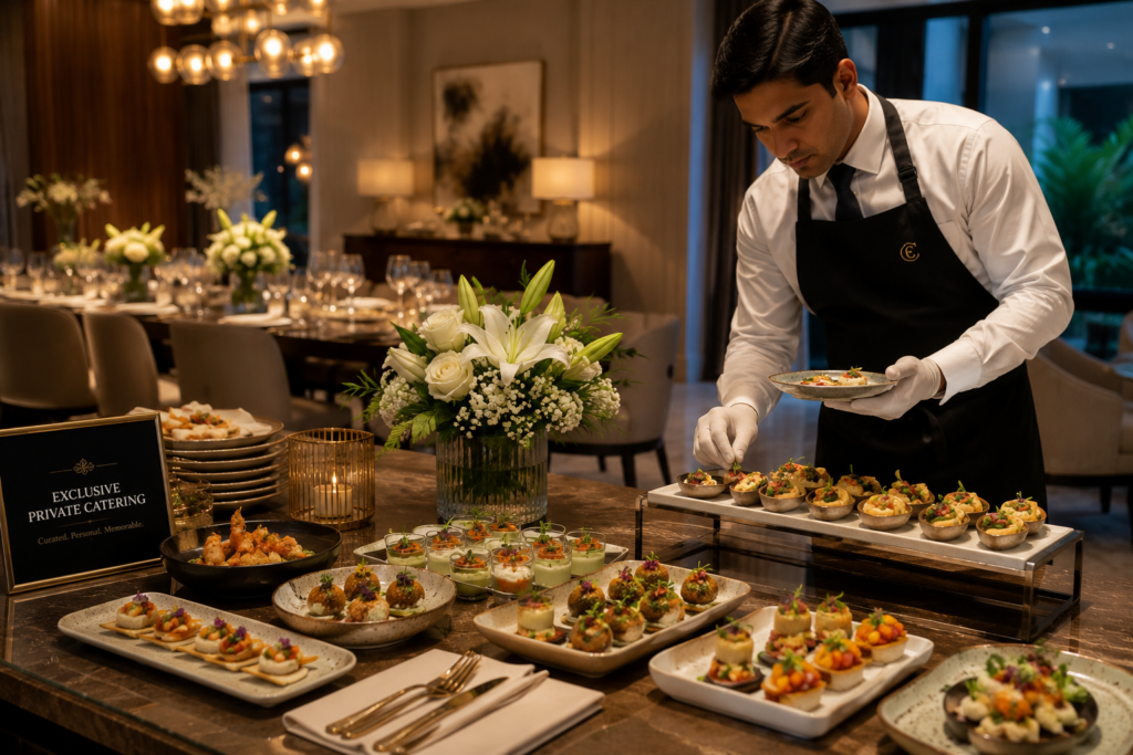 private catering at home: everything you need for a stress-free event
