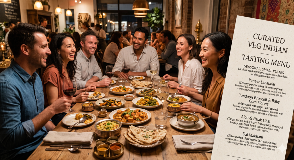 A beautifully arranged, cost-effective menu for private party catering.